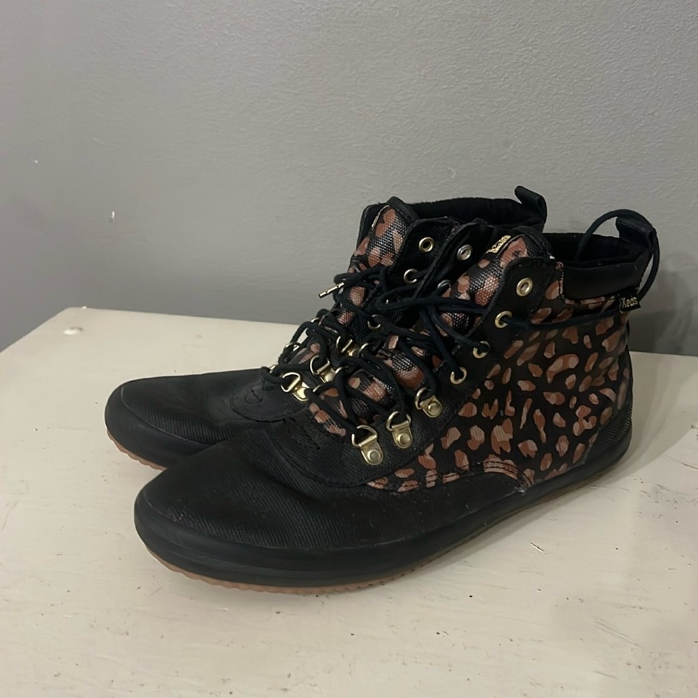 ANY 5 ITEMS $100 Keds waterproof leopard and black boots